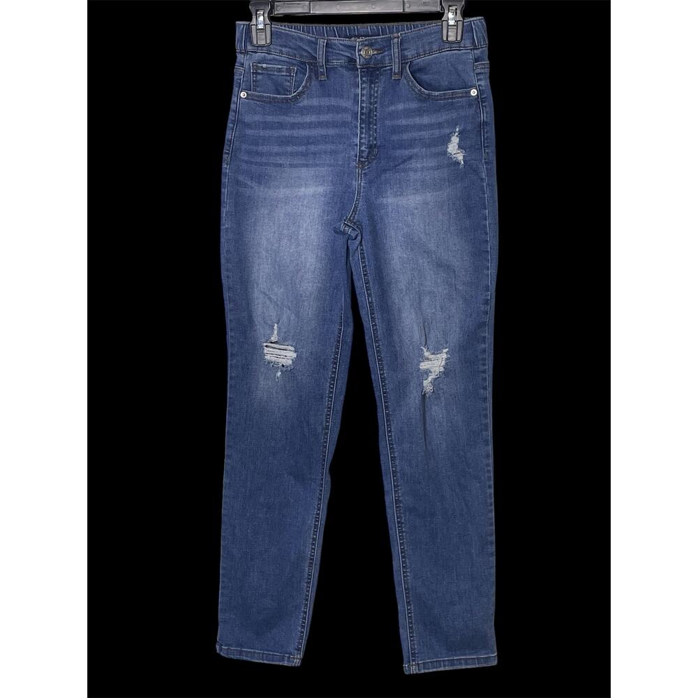 Imperial Star High Rise Blue Denim Girls Jeans Size 14